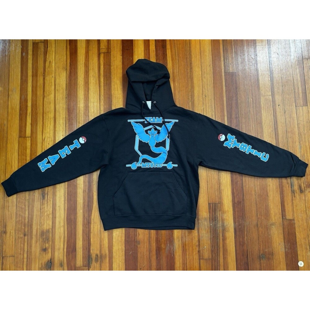 Pokemon GO Team Mystic Articuno Hoodie JERZEES Size Mens Medium